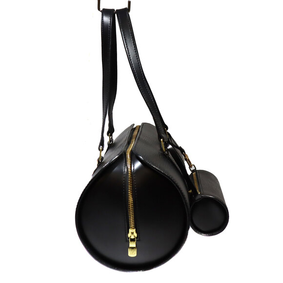 Louis Vuitton Soufflot Black Epi Cylindrical Pouch Handbag - Picture 5 of 9